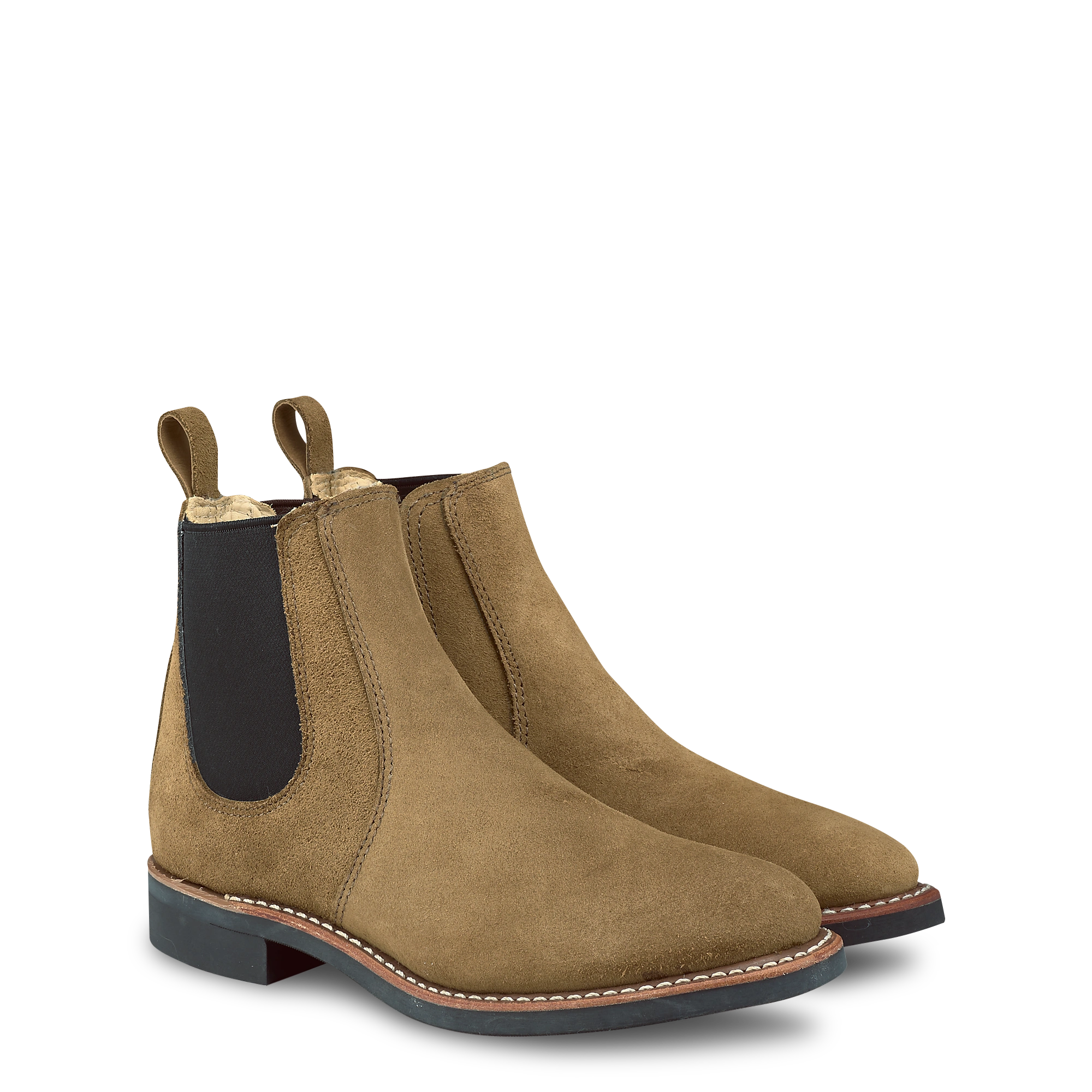 Olive Mohave Chelsea Boots for Women Stylish Fall Booties