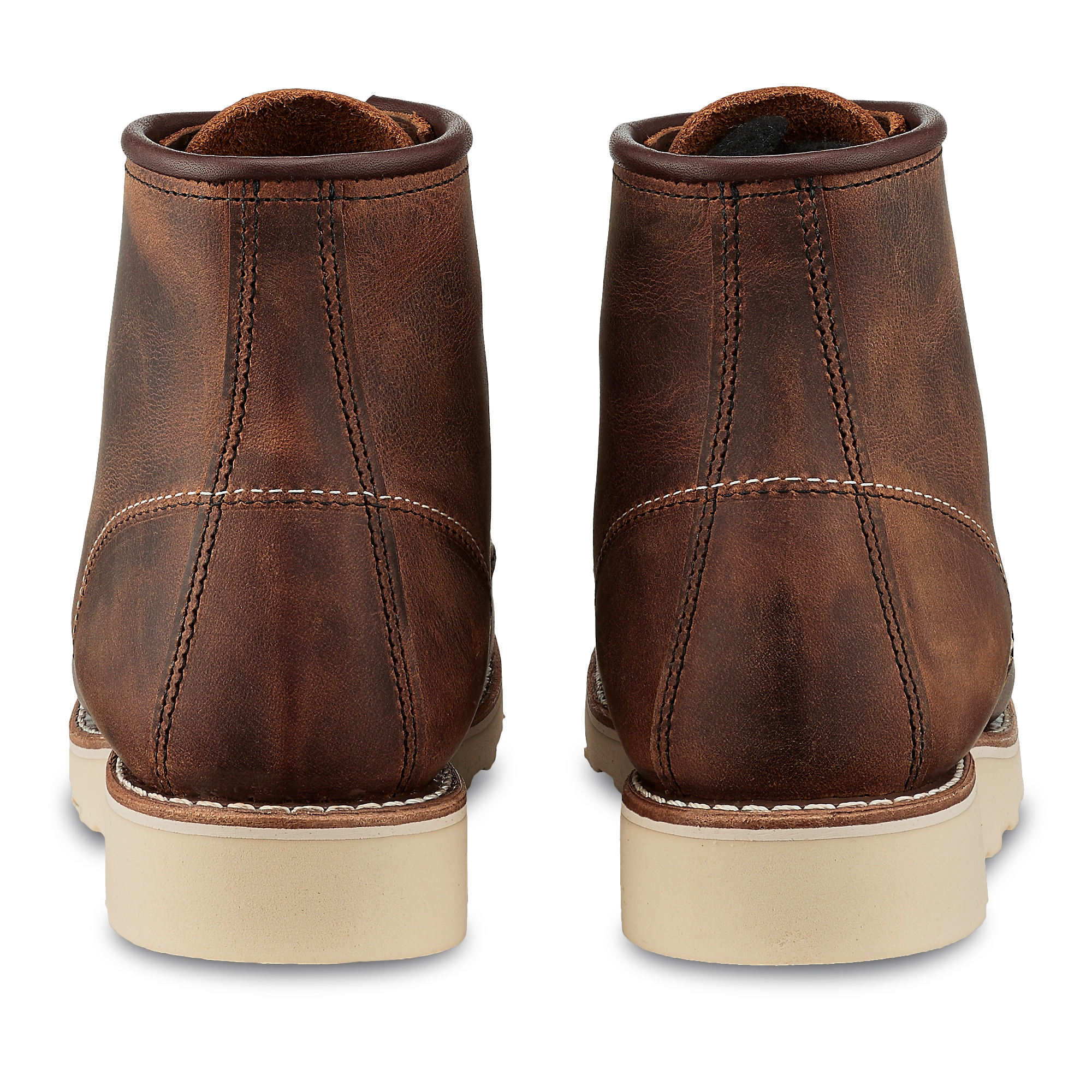 Copper Charm: Your Tough & Chic 6-Inch Moc Toe Boots