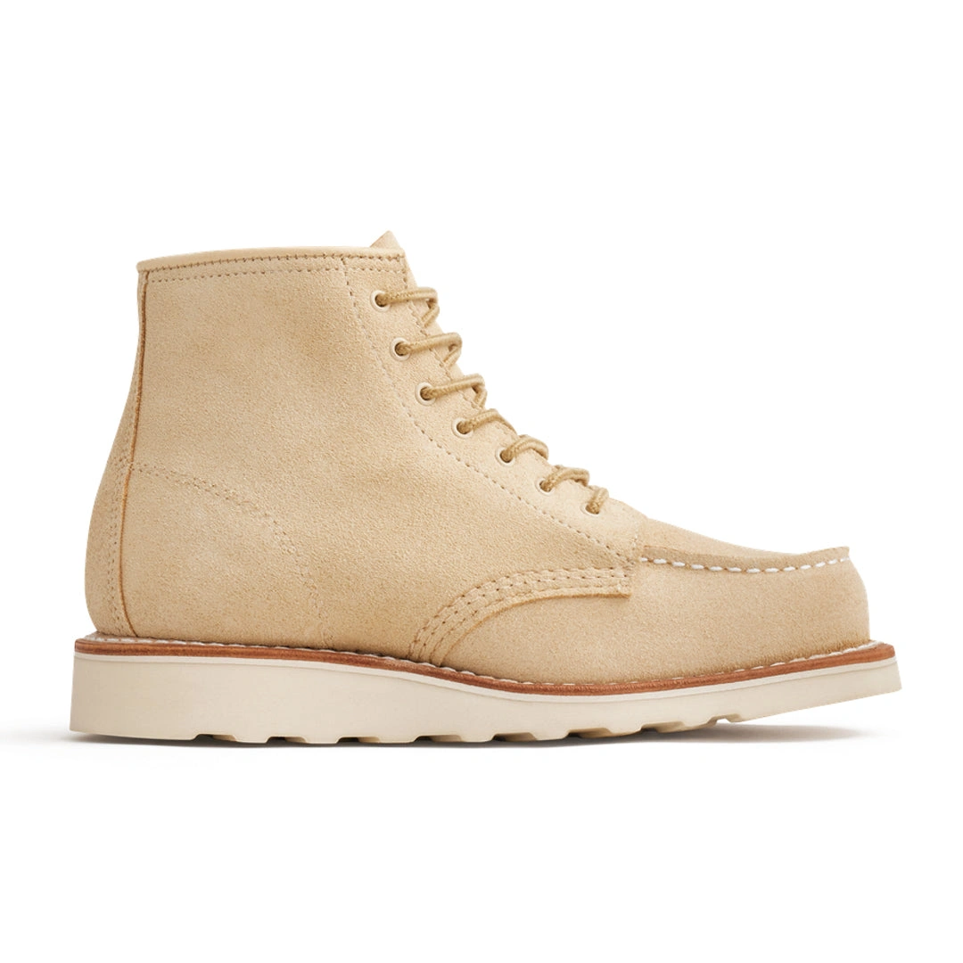 Cream Abilene Dream: Moc Toe Boots for the Modern Woman. Pure Comfort. Timeless Style.